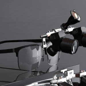 Ống Kính lúp hai mắt 48 ° để kiểm tra răng miệng với kính lúp nha khoa có thể điều chỉnh khoảng cách thiết bị nha khoa chuyên nghiệp - Product Image 2