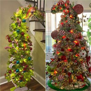 <span class=keywords><strong>Sapin</strong></span> de Noël pliable, <span class=keywords><strong>Sapin</strong></span> de Noël fantaisie pré-éclairé, Ornement de <span class=keywords><strong>sapin</strong></span> de Noël artificiel vert citron avec sommet pliable - Product Image 4