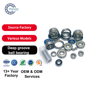 Rolamento de esferas profundo do sulco 6201 6205 6206 6301 6305 6309 RS série para fornecedor de precisão de máquinas industriais automotivas - Product Image 1