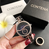 Reloj de Pulsera de Cuero de Cocodrilo con Aleación de Cuarzo para Mujer, Etiqueta Privada Personalizada, Diseño de Moda de Alta Calidad, Estilo Antiguo de Dibujos Animados, Lujo, 38 mm
