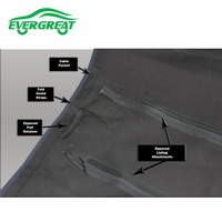 Convient pour Mercedes CLK W209 04-09 Cabriolet Soft Top avec remplacement de fenêtre en verre chauffant GRIS ALLEMAND