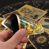 Jeu de tarot Rose Gold Solitaire Carte de jeu Personnalisation Anime Cartes périphériques