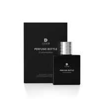Flacon de parfum carré en verre avec capuchon pulvérisateur plat, 30 ml, 50 ml, 100 ml, flacon de parfum transparent pour cadeau et rendez-vous