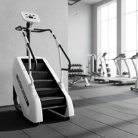 Stairmaster professionnel de qualité commerciale, machine d'escalade pour l'entraînement cardio, stepper de fitness avec console numérique