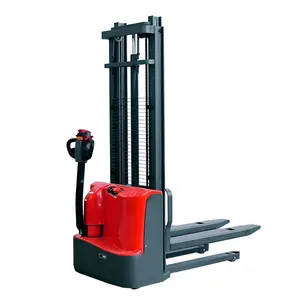 AC Driving Stacker System Maintenance Friendly Electric Walkie Stacker Price Forklift With Large Storage Battery