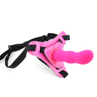 Dildo à sangle pour femme adulte, à porter sous les vêtements, en silicone souple, modèle de culotte lesbienne, modèle 335