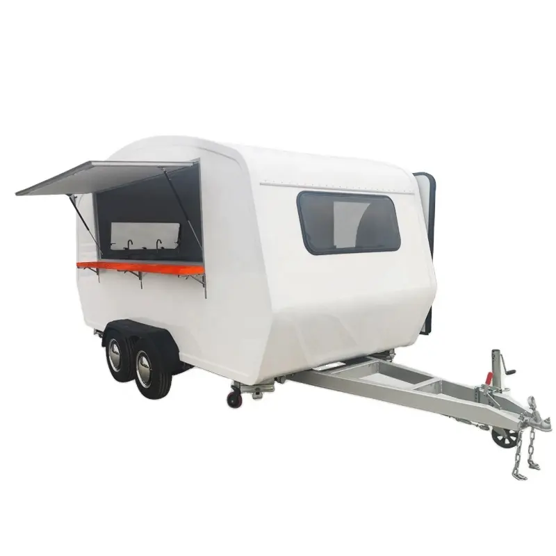 Silang SL-8B Mobiele Koffie Ijs Food Trailer 2023 Populaire Straat Outdoor Fastfoodkar In De VS