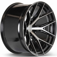 Rines Personalizados Forjados para Todoterreno Estilo HF6-4 22x10 24x12 de 6 Birlos para Camionetas GMC Sierra 1500, Toyota Tundra y Ram 1500