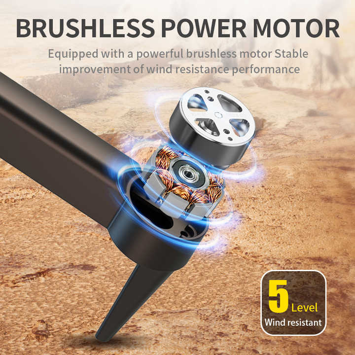 N606 High Quality Plastic Metal Drone 8K HD Adjustment Dual Camera Wide 4K Remote Control GPS FPV Professional Three Axis