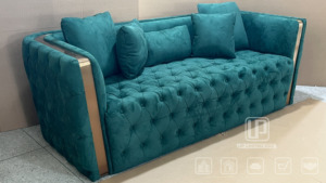 Updecors - Nuevo Tejido de Tela Moderno y Lujoso de Estilo Italiano con Construcción de Madera - Product Image 3