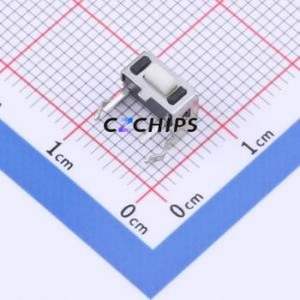 TSB004A4526A Tactile Switch Through hole Component (THT) Switch Rectangle Button 2.6N Right Angle Insert 7.4mm - Product Image 1