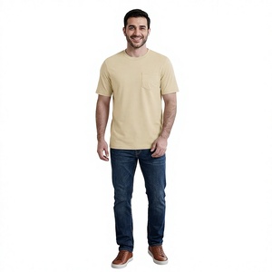เสื้อยืดฮิปฮอปสไตล์โอเวอร์ไซส์สีดำล้วนสำหรับผู้ชาย ดีไซน์พับได้ ขายส่ง เสื้อยืดสตรีทเฮฟวี่เวทแบบฟอก - Product Image 1