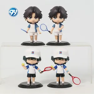 GY 4PCS/set New Ryoma Echizen Atobe Keigo PVC THE PRINCE OF TENNIS Action Figure Model Doll Toys