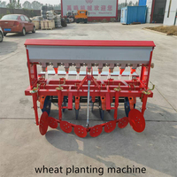 Faible prix ferme multi-cultures Grain semoir tracteur upland riz blé herbe semoir Machine en vente