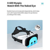 OEM/EDM Lunettes RV G10D personnalisées 3D en trois dimensions haute définition applicable mille fantaisie RV SHINECON