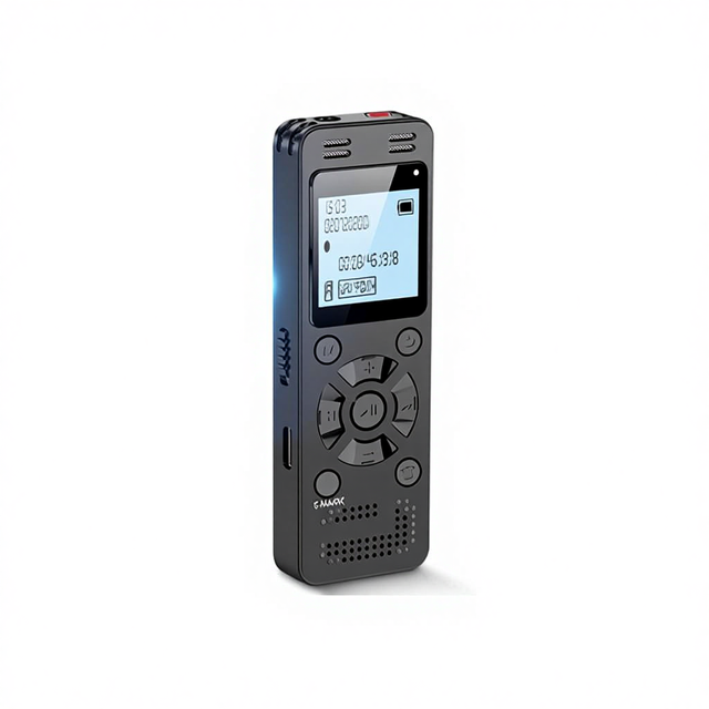 Cross-Border HD Intelligent Noise Reduction Control Recording Compact Portable Personal Conference Student Class Voice Recorder