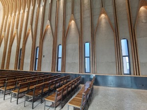 <span class=keywords><strong>Porta</strong></span> in Vetro Artistico Curvo in Ferro Battuto Stile Moderno Retrò Francese per Chiese ed Edifici Antichi - Product Image 5