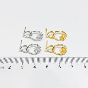 ถาดเปล่าสำหรับทำเครื่องประดับมุกเงินแท้ S925 พร้อมลูกปัดทรงกลมขนาด 7-8 มม. สำหรับทำต่างหูเครื่องประดับเงินแฟชั่น 22096 - Product Image 4