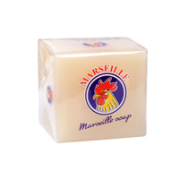 Savon en forme de coq de Marseille 300g, savon à lessive à l'huile de coco pour vêtements et sous-vêtements, parfum naturel et mousse riche, détachant