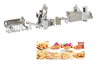 Frituurdeegtwist-extruder rijstcrackerlijn conservenlijn snackextruder multifunctionele automatische graanlijn voedselveilig