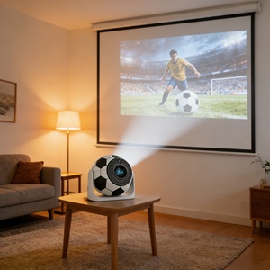 Projecteur HD 720P en gros d'usine chinoise, version mondiale, design sur le thème du football, Amlogic T950S Android 13, mise au point automatique et correction trapézoïdale - Product Image 2