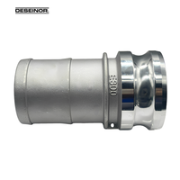 -40 ℃ ~70 ℃   Raccord industriel à levier en alliage d'aluminium Wide Temp E-300, type Camlock, pour réservoirs de fluides industriels