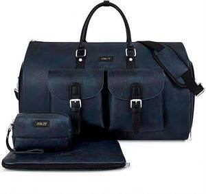 Free Sample Carry on Garment <b>Bag</b> Travel Garment Duffle <b>Bag</b> with Shoe Compartment, <b>Hanging</b> Weekender <b>Bag</b> - Product Image 2