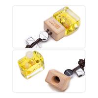 Nouveauté : Diffuseur de parfum liquide pour voiture en bois, diverses formes, à suspendre