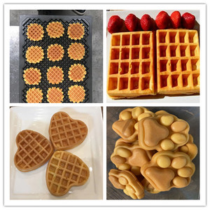 Automatic Belgian <b>Waffle</b> Making <b>Machine</b> Line Baking Oven Stainless Steel Customizable Size 220/380V 1000pcs/h Capacity Automatic - Product Image 6