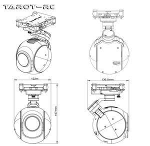 T20X-3AB Tarot Zoom à trois axes cardan 20X 1080P caméra couleur <span class=keywords><strong>Super</strong></span> Starlight <span class=keywords><strong>Vision</strong></span> nocturne pour les Applications industrielles nouveau - Product Image 6
