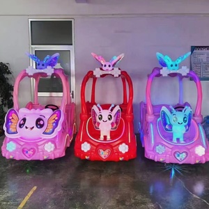 Coches de Choque Luminosos con <span class=keywords><strong>Doble</strong></span> Asiento para Niños y Padres, Atracción Comercial para Parques de Diversiones Interiores - Product Image 2