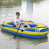 Bateau pneumatique gonflable en PVC écologique épaissi, kayak de pêche, 2 personnes, 3 personnes, 4 personnes, en stock