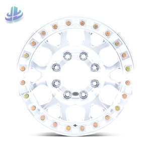 Rines KMC MESA FORGED SLOTTED BEADLOCK para Trabajo Pesado con Ranuras de Ventilación, PCD OEM para <span class=keywords><strong>Ford</strong></span> F150 y Chevy Silverado - Product Image 1