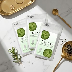 Mascarilla Facial Profesional para <span class=keywords><strong>Spa</strong></span>, en Polvo o en Hoja, de Hidrogel de Árbol de Té Biofermentado, Anti-enrojecimiento, Calmante, Sin Conservantes - Product Image 3