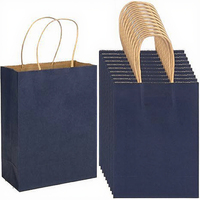 Bolsa de papel artesanal de estilo clásico con logotipo personalizado: impresión digital, fácil almacenamiento para organizar ropa interior, pieles y alimentos,