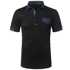 Fashionable High Quality <strong>Ropa</strong> De Hombre Pure Cotton Short Sleeve Man Contrast Color Collar t Shirt for Mens Slim Fit <strong>Polo</strong> Shirts - Product Image 6