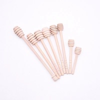 Mini Cucharas de Madera para Miel, Palitos Mezcladores Desechables Personalizados para Sirope, Té y Cocina