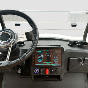 Voiture de golf électrique 4 places de style moderne 2026, sièges en cuir de luxe, batterie au lithium à autonomie étendue pour les stations balnéaires et les sites panoramiques - Product Image 6