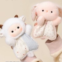 Mainan Boneka Domba Plush Penghilang Stres, Boneka Meja, Boneka Tangan, Hadiah Ulang Tahun, Grosir
