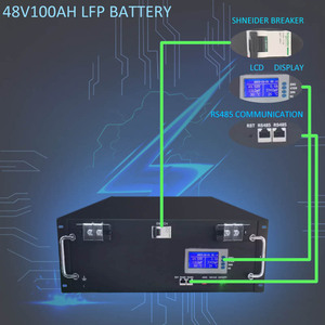 Bộ Pin Lifepo4 Có Thể Sạc Lại 48v100ah Giá Máy Chủ Pin Lithium Ion Hình Lăng Trụ Năng Lượng Tái Tạo Lifepo4 - Product Image 2