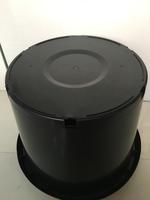 Pot de fleurs de pépinière noir de 15 gallons, pot de fleurs noir en gros, pot de fleurs en gros