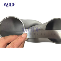 Tubo de Escape Universal en Z de 76 mm (3 Pulgadas) Impreso en 3D, de Igual Longitud, para Superautos, de Alta Resistencia, en Acero Inoxidable 316L