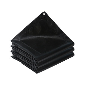 Black Polyethylene Tarpaulin <b>Waterproof</b> Sunproof Outdoor Cover For Rainstorm Protection - Product Image 1