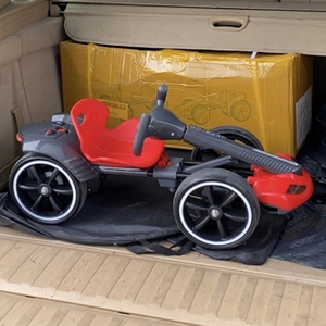 Go-Kart Elettrico Pieghevole Commerciale 12V 390W <span class=keywords><strong>per</strong></span> <span class=keywords><strong>Bambini</strong></span>, Auto Elettrica Cavalcabile con Telecomando e Luci - Product Image 5