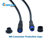 Câble d'extension personnalisé DREAM M6 M7 M8 2 3 4 5 6 broches, connecteur circulaire femelle mâle, étanche IP68, connecteur pour éclairage LED