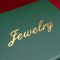 Boîte à bijoux en carton vert foncé bordeaux personnalisée en gros avec nœud latéral, couvercle et base rigides durables pour bague
