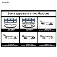 SPM G merek ABS bahan body Face Kit untuk BMW 3 series e90 body kit upgrade ke M4 gaya aksesoris 2005 2006 2007 2008