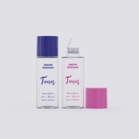 Vente en gros de flacons en plastique PET ronds portables de 100 ml, 120 ml, 150 ml avec bouchon à vis, emballage cosmétique pour toner, lotion, essence, eau