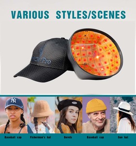Gorra de Terapia de Luz Roja de 650nm de Longitud de Onda Más Alta, Gorras Láser para Estimular el Crecimiento del Cabello y el Folículo Capilar - Product Image 3