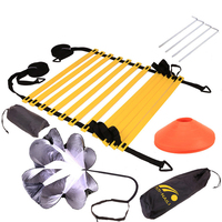 Kit d'entraînement de football et de sport : Bandes, disques, parachute de résistance, échelle d'agilité – Équipement de football pour l'entraînement de vitesse – Meilleures ventes